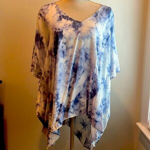 BUDDY LOVE BLUE AND WHITE TIE DYE SHIRT
